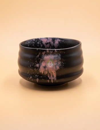 Тяван чаша для маття (матча) черно-розовый