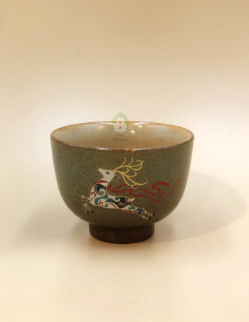 Пиала с изображением оленя китайская