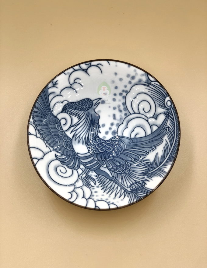 Фарфоровая пиала с Фениксом 75 мл.