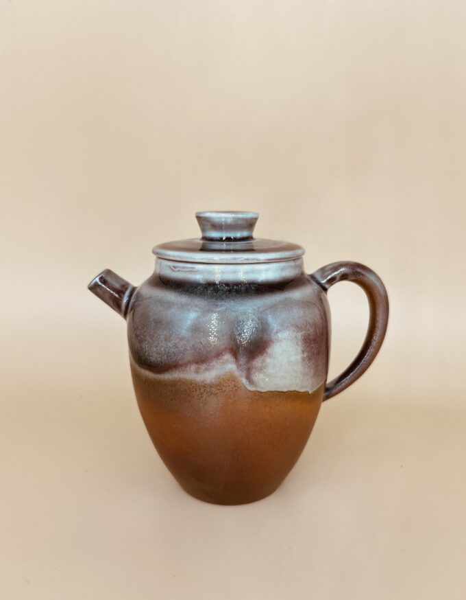 Фарф.чайник из Цзиндечжень Фангу Ху вытянутый 150мл