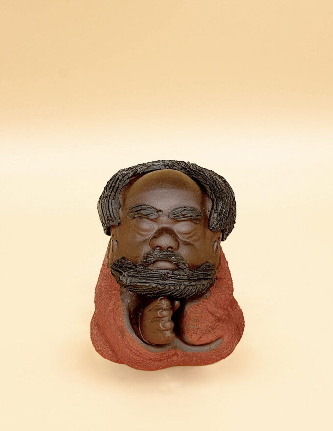 Монах с черной бородой (5*7см) исин