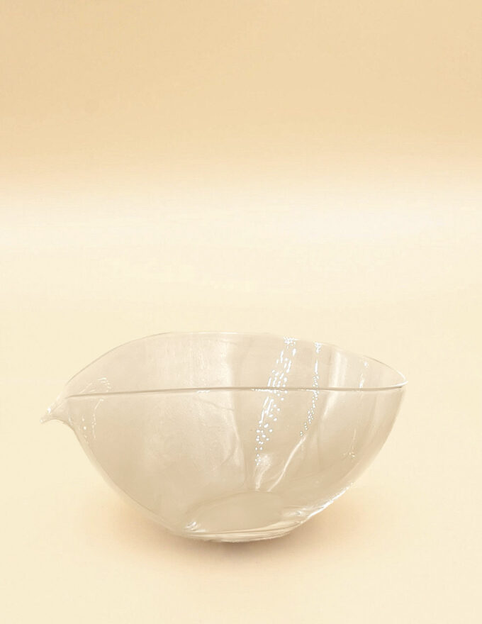 Чахай стеклянный “Листочек” 220мл (ручная работа)