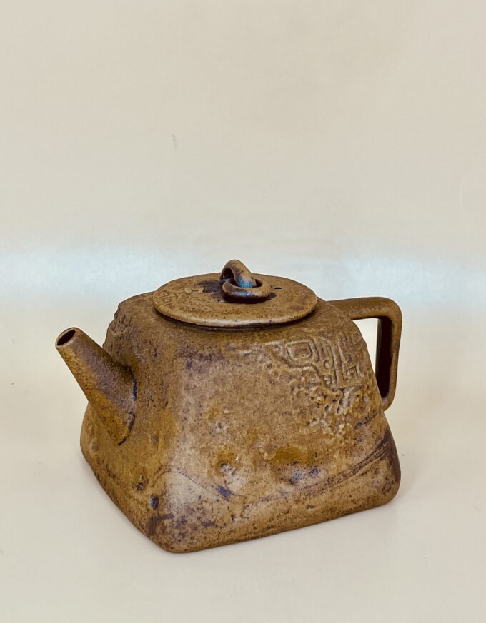 Квадратный керамический чайник из Дэхуа 180мл