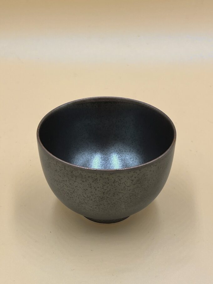 Пиала черная керамика Дэхуа