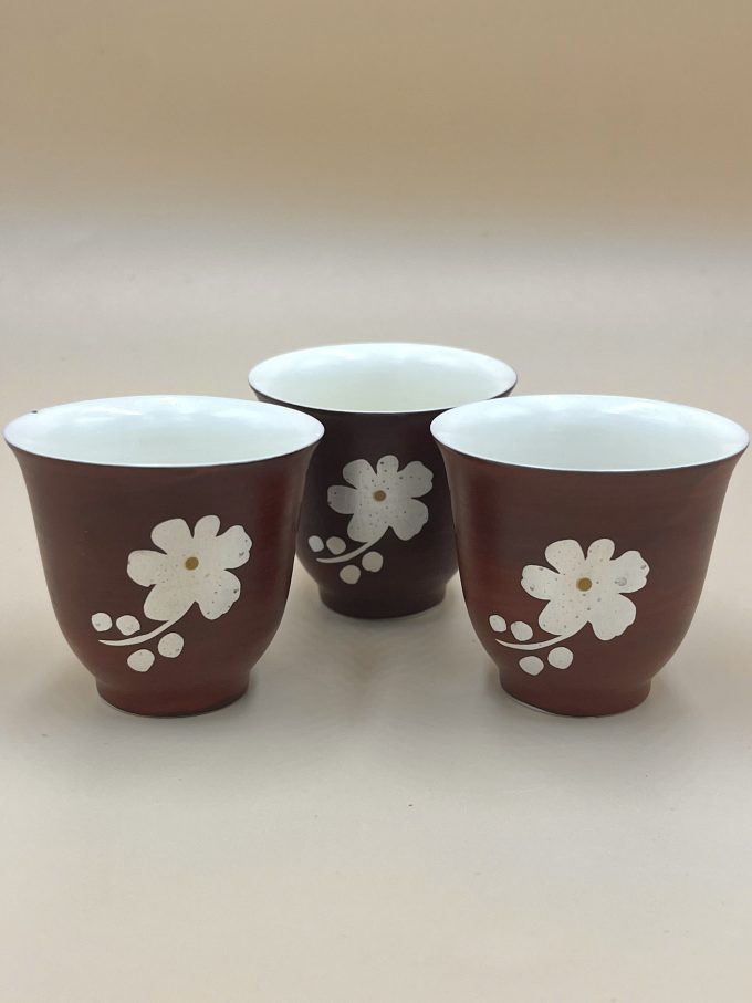 Красная пиала с боярышником из Дэхуа 50мл