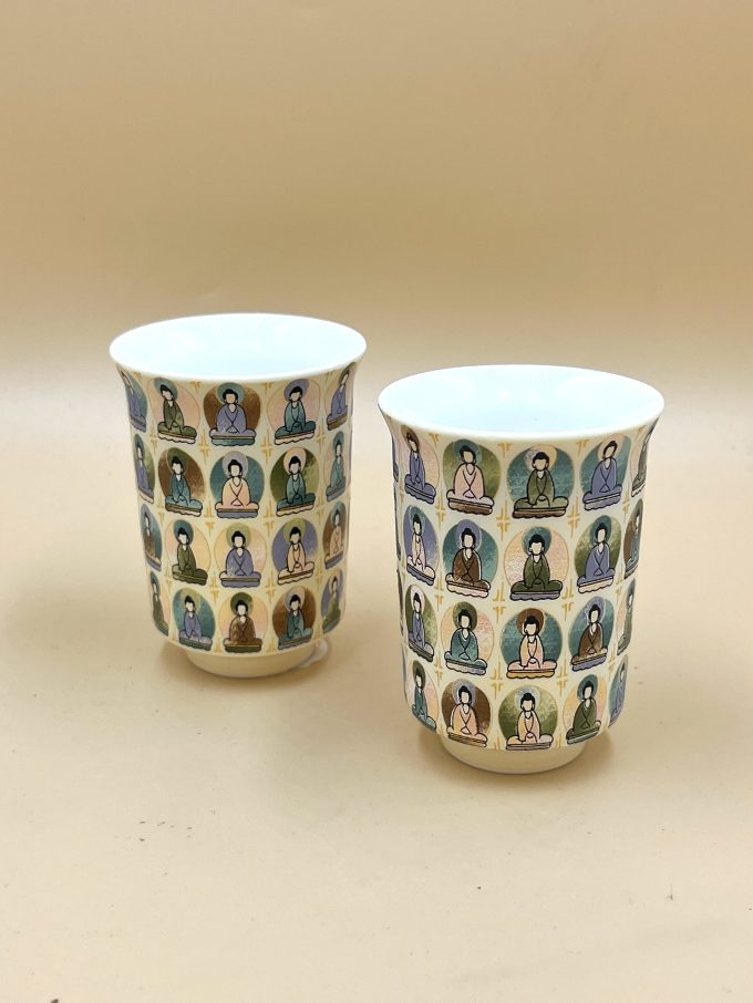 Пиала фарфоровая Тысяча Будд 80мл