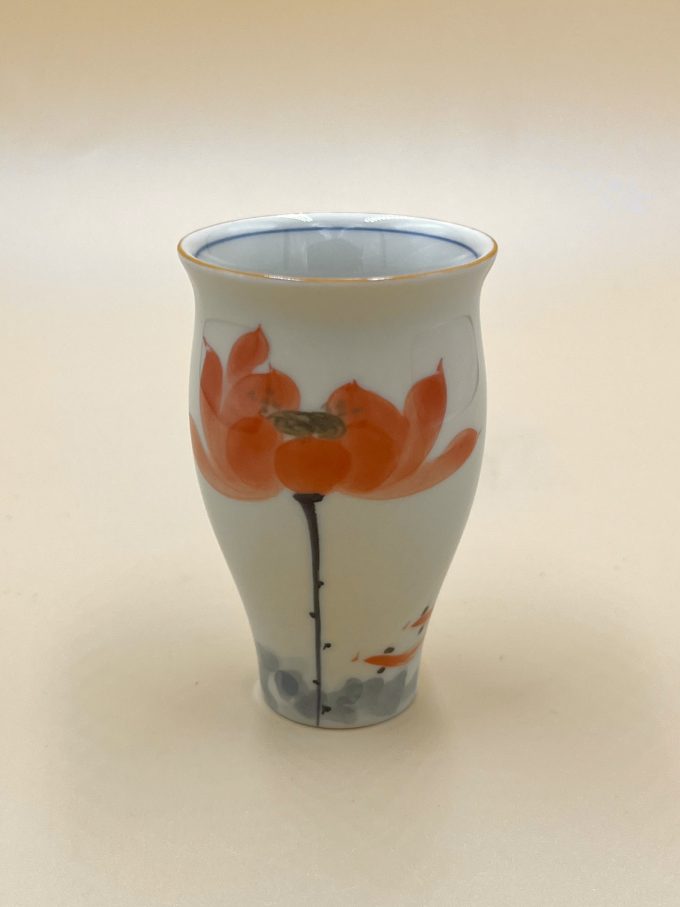 Пиала Дэхуа высокая Лотос Раскрылся 40 мл.