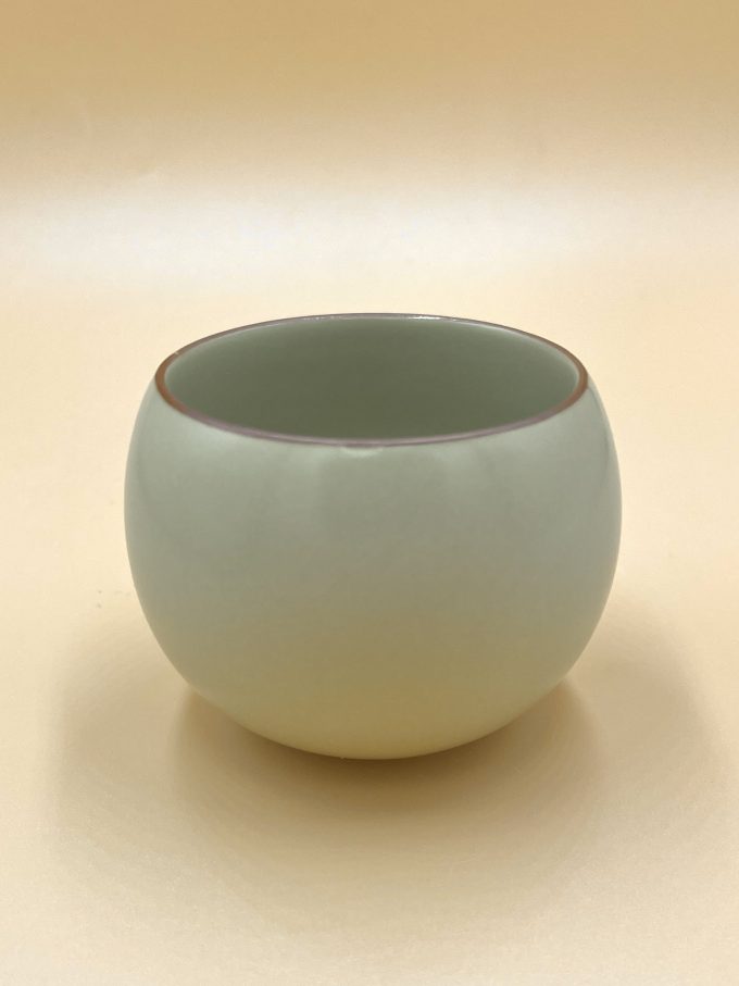 Пиала бежевая Дан Бэй Хуан Чжулун 130 мл.