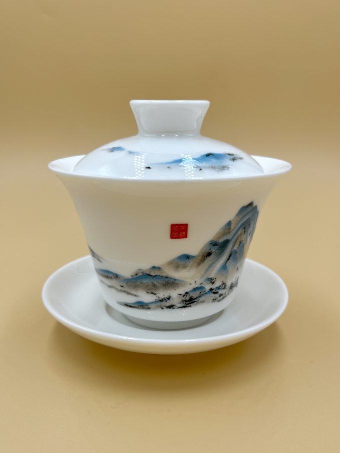 Гайвань фарфор Синие Горы 150 мл.