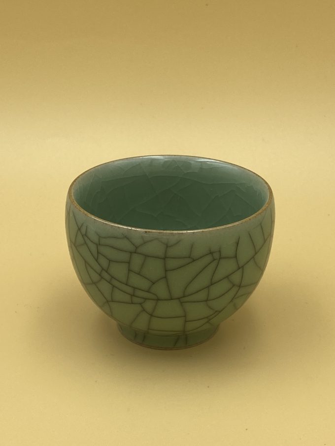 Пиала Лунцюань зеленая “Наработанная”